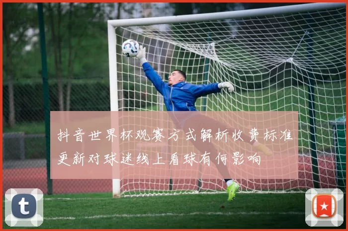 抖音世界杯观赛方式解析收费标准更新对球迷线上看球有何影响
