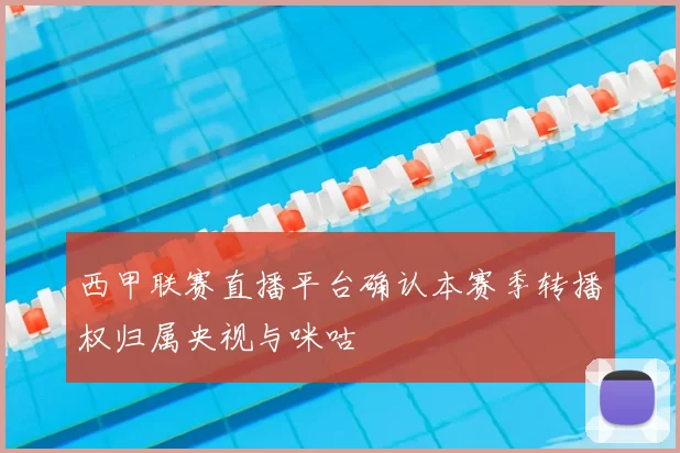 西甲联赛直播平台确认本赛季转播权归属央视与咪咕